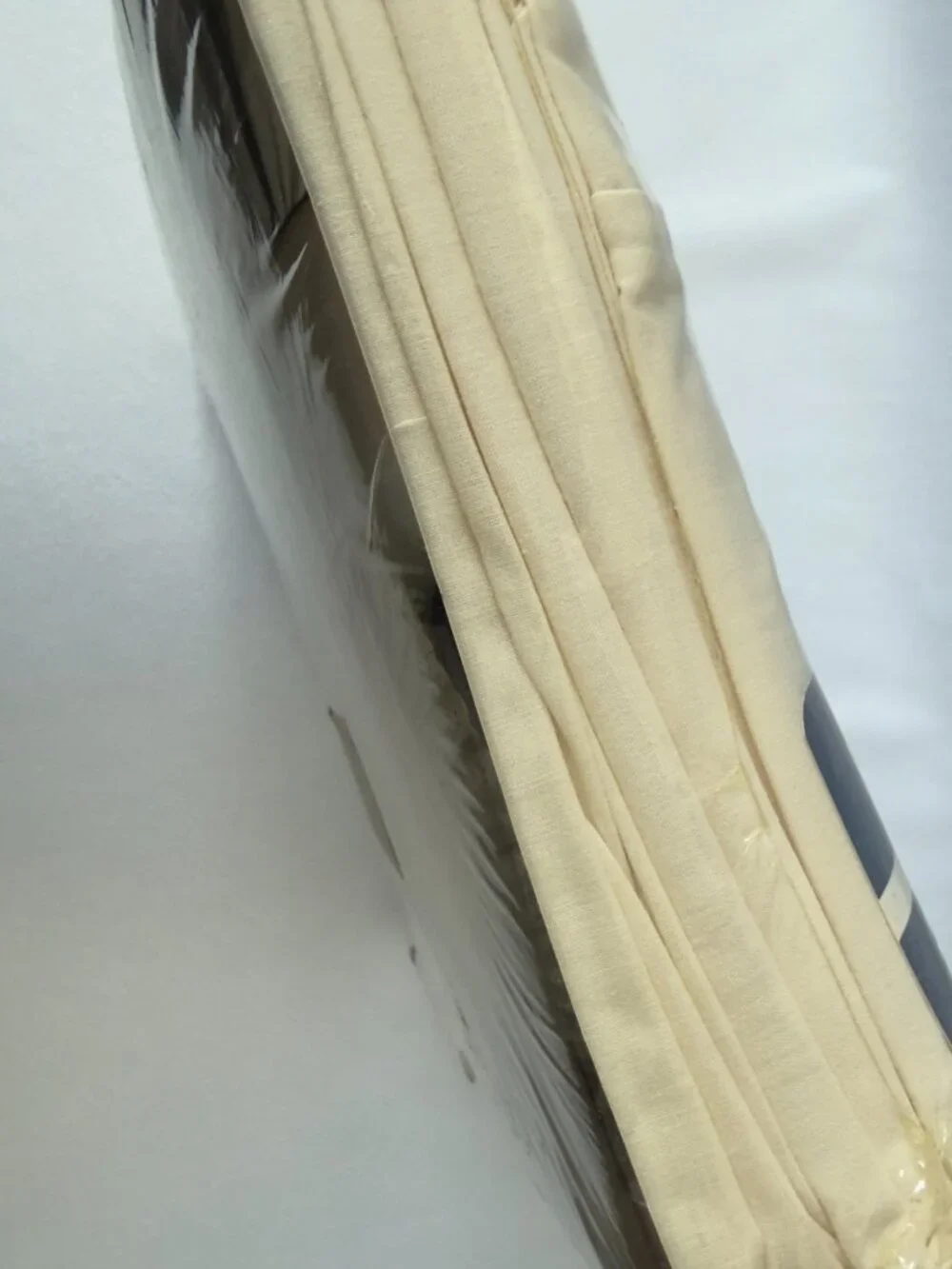 Vtg 1985 Dan River Celanese Fortrel 3 PC Twin Sheet Set Deanna Beige Eyelet Lace